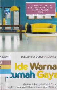 Image of BUKU PINTAR DESAIN ARSITEKTUR - IDE WARNA RUMAH GAYA