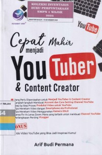 Image of CEPAT MAHIR MENJADI YOUTUBER DAN CONTENT CREATOR
