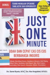 Image of JUST ONE MINUTE - MUDAH DAN CEPAT CAS CIS CUS BERBAHASA INGGRIS