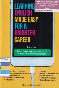 Image of LEARNING ENGLISH MADE EASY FOR A BRIGHTER CAREER