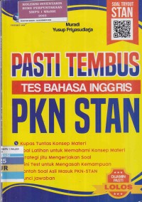 Image of PASTI TEMBUS TES BAHASA INGGRIS - PKN STAN